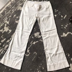 Level 99 white linen pants size 26